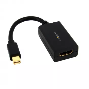 StarTech.com Mini DisplayPort prie HDMI adapteris – mDP į HDMI vaizdo keitiklis – 1080p – Mini DP arba Thunderbolt 1/2 Mac/PC prie HDMI monitoriaus/ekrano/TV – pasyvus mDP 1.2 į HDMI adapteris – atnaujinta versija MDP2HDEC
