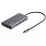 StarTech.com USB-C universali kelionių dokas su HDMI/VGA, 3x USB 3.0, SD, GbE, garsu ir 100 W PD – nešiojamai darbo vietai nešiojamiesiems kompiuteriams ir planšetiniams kompiuteriams