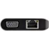 StarTech.com USB-C universali kelionių dokas su HDMI/VGA, 3x USB 3.0, SD, GbE, garsu ir 100 W PD – nešiojamai darbo vietai nešiojamiesiems kompiuteriams ir planšetiniams kompiuteriams