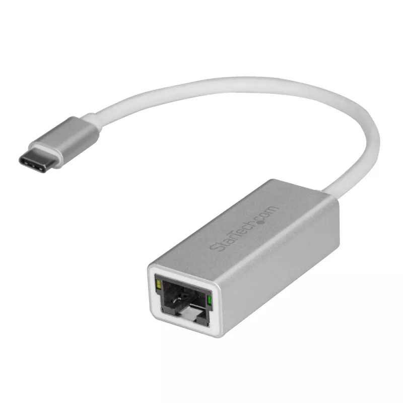 StarTech.com USB-C į Gigabit tinklo adapteris – sidabrinis, laidinis, USB, Ethernet, 5000 Mbit/s, sidabrinis