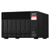 QNAP TVS-675 NAS bokštas ZhaoXin KaiXian KX-6000 KX-U6580 8 GB DDR4 0 TB QuTS hero Juoda