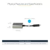 StarTech.com USB-C į VGA adapteris - 1080p USB Type-C į VGA adapterio dongle - USB-C (DP Alt Mode) į VGA monitoriaus/ekrano vaizdo keitiklis - Thunderbolt 3 suderinamas - 12 colių ilgio pritvirtintas laidas - Atnaujinta CDP2VGA versija