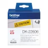 Nepertraukiama plėvelės juosta Brother DK22606 Geltona Juoda