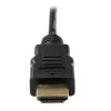 StarTech.com 50 cm Micro HDMI į HDMI kabelis su Ethernet – 4K 30Hz vaizdas – Patvarus didelės spartos Micro HDMI Type-D į HDMI 1.4 adapterio kabelis / keitiklio laidas – UHD HDMI monitoriai / televizoriai / ekranai – M/M