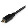 StarTech.com 50 cm Micro HDMI į HDMI kabelis su Ethernet – 4K 30Hz vaizdas – Patvarus didelės spartos Micro HDMI Type-D į HDMI 1.4 adapterio kabelis / keitiklio laidas – UHD HDMI monitoriai / televizoriai / ekranai – M/M