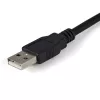 StarTech.com 6ft (1.8m) 2-Port FTDI USB to Serial RS232 Adapter kabelis with COM Retention, USB to RS232 Adapter - TAA