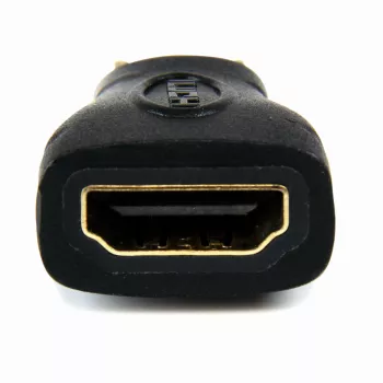 StarTech.com Mini HDMI į HDMI adapteris - 4K didelės spartos HDMI adapteris - 4K 30 Hz Ultra HD didelės spartos HDMI adapteris - HDMI 1.4 - paauksuotos jungtys - UHD Mini HDMI adapteris 4K - juodas