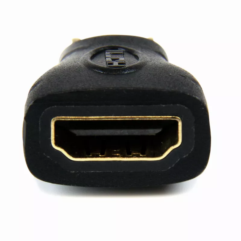 StarTech.com Mini HDMI į HDMI adapteris - 4K didelės spartos HDMI adapteris - 4K 30 Hz Ultra HD didelės spartos HDMI adapteris - HDMI 1.4 - paauksuotos jungtys - UHD Mini HDMI adapteris 4K - juodas