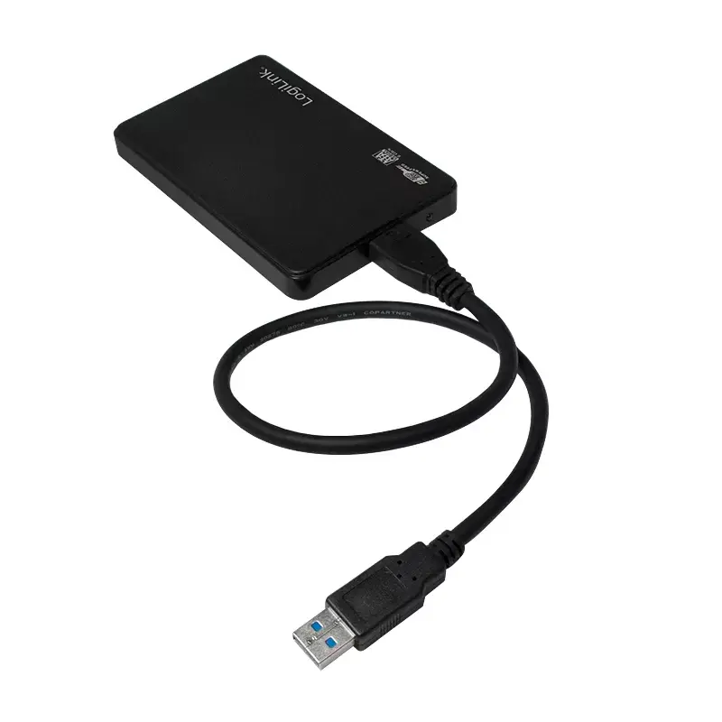 HDD korpusas LogiLink UA0256 Juodas 2.5 colio