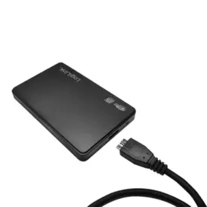 HDD korpusas LogiLink UA0256 Juodas 2.5 colio