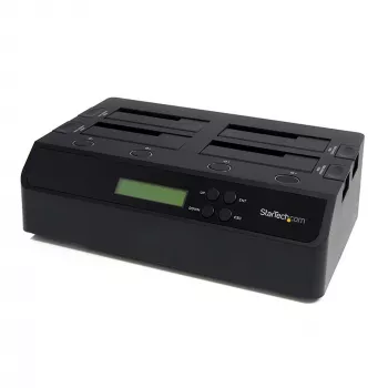 StarTech.com 4 vietų USB 3.0 eSATA į SATA autonominis 1:3 HDD standžiųjų diskų kopijavimo dokas
