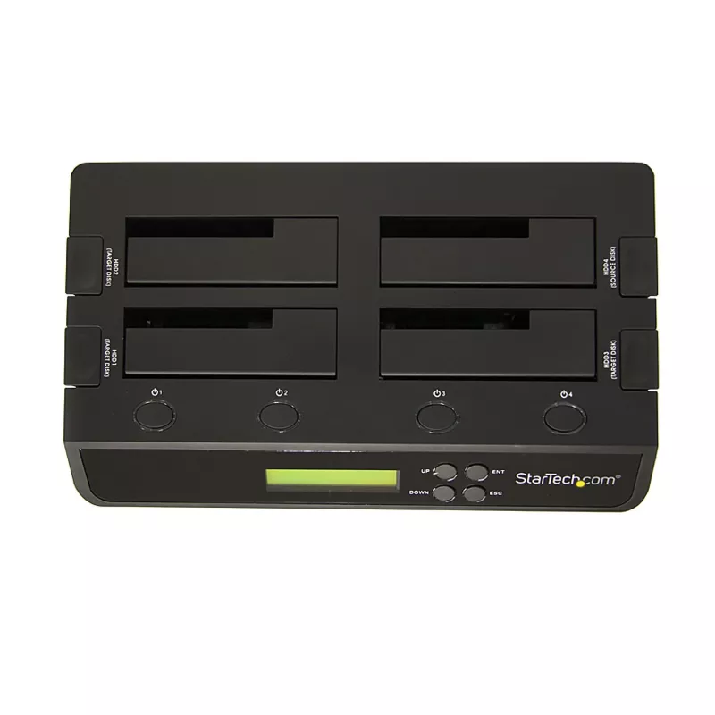 StarTech.com 4 vietų USB 3.0 eSATA į SATA autonominis 1:3 HDD standžiųjų diskų kopijavimo dokas