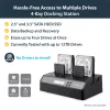 StarTech.com 4 vietų USB 3.0 eSATA į SATA autonominis 1:3 HDD standžiųjų diskų kopijavimo dokas