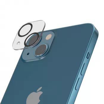 Fotoaparato objektyvo apsauginis stiklas PanzerGlass, skirtas Apple iPhone 13 / 13 Mini — grūdintas stiklas, atsparus įbrėžimams ir smūgiams, skaidrus