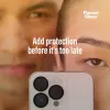 Fotoaparato objektyvo apsauginis stiklas PanzerGlass, skirtas Apple iPhone 13 / 13 Mini — grūdintas stiklas, atsparus įbrėžimams ir smūgiams, skaidrus