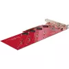 StarTech.com Quad M.2 PCIe adapterio kortelė, PCIe x16 į Quad NVMe arba AHCI M.2 SSD diskus, PCI Express 4.0, 7.8GBps vienam diskui, reikalinga bifurkacija, suderinama su Windows/Linux