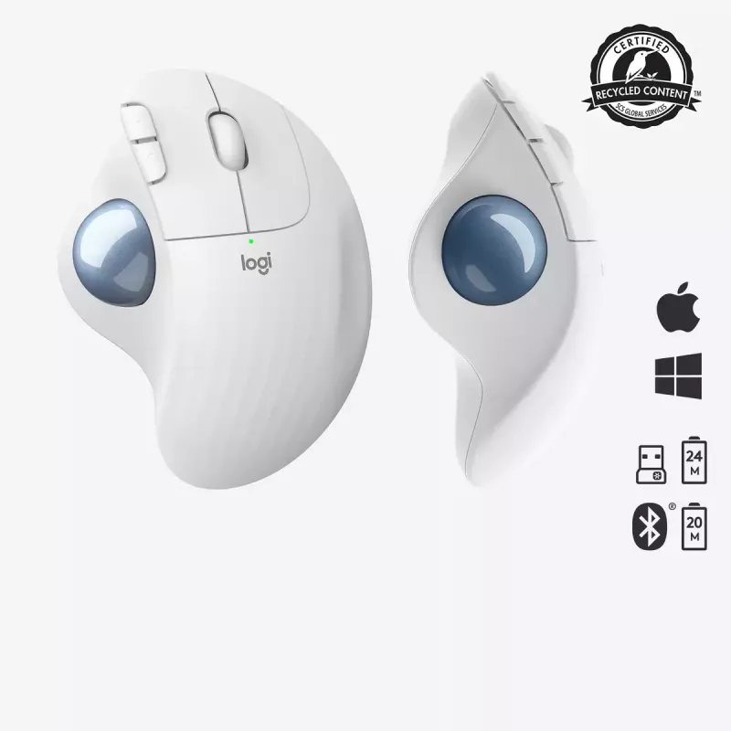 pelė Logitech ERGO M575 Wireless Trackball RF Wireless + Bluetooth