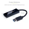 StarTech.com USB 3.0 į HDMI adapteris, USB į HDMI monitoriaus keitiklis, skirtas Windows, 1080P (nepalaiko macOS/ChromeOS/Linux) – TAA