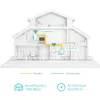 TP-Link TL-WPA1000 KIT PowerLine tinklo adapteris 1000 Mbit/s Ethernet LAN Wi-Fi Baltas 2 vnt.