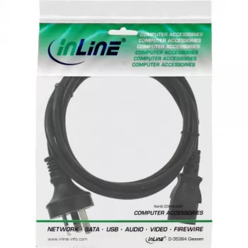 InLine maitinimo laidas, Australija į 3 kontaktų IEC C13 patinas, 1,8 m