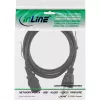 InLine maitinimo laidas JAV kištukas / 3 kontaktų IEC C13 kištukas, 18 AWG, 1,8 m