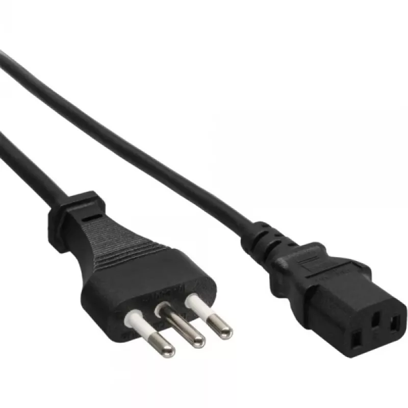 InLine maitinimo laidas, Italija kištukas / 3 kontaktų IEC C13 kištukas, 1,8 m