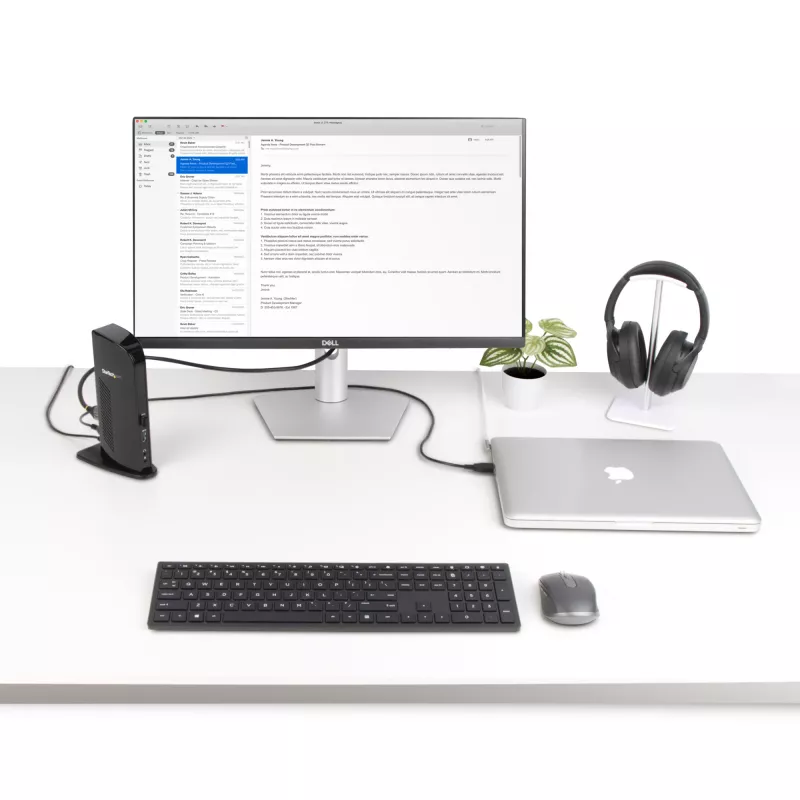 StarTech.com dvigubo monitoriaus USB 3.0 prijungimo stotelė su HDMI - DVI - 6 USB prievadais~Dvigubo monitoriaus USB 3.0 nešiojamojo kompiuterio prijungimo stotelė su HDMI ir DVI/VGA, 6x USB-A šakotuvu, GbE, garsu, universali Type-A stotelė – Windows/macOS/ChromeOS