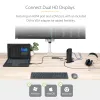StarTech.com dvigubo monitoriaus USB 3.0 prijungimo stotelė su HDMI - DVI - 6 USB prievadais~Dvigubo monitoriaus USB 3.0 nešiojamojo kompiuterio prijungimo stotelė su HDMI ir DVI/VGA, 6x USB-A šakotuvu, GbE, garsu, universali Type-A stotelė – Windows/macOS/ChromeOS