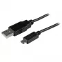 StarTech.com trumpas Micro-USB laidas - M/M - 15cm (6in), 0.15 m, USB A, Micro-USB B, USB 2.0, Vyriška/Vyriška, Juoda