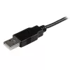 StarTech.com trumpas Micro-USB laidas - M/M - 15cm (6in), 0.15 m, USB A, Micro-USB B, USB 2.0, Vyriška/Vyriška, Juoda