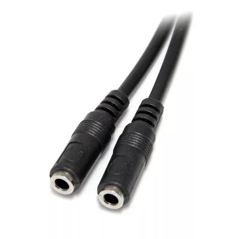 StarTech.com plonas stereofoninis skirstytuvas - 3,5 mm kištukas į 2x 3,5 mm lizdus
