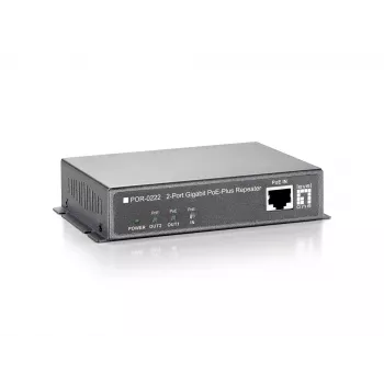 LevelOne Gigabit PoE kartotuvas, kaskaduojamas, 2 PoE išėjimai