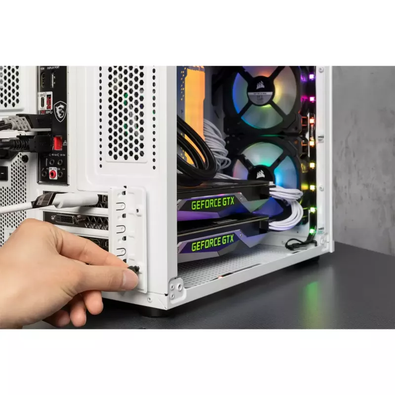 PC korpusas „Corsair Crystal 280X Micro ATX White“