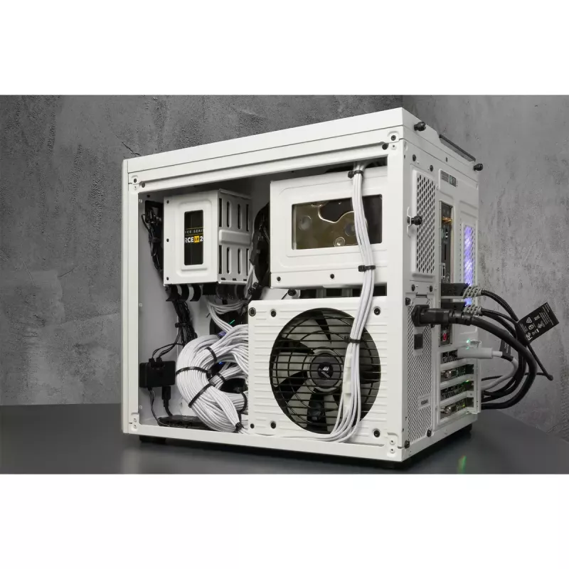 PC korpusas „Corsair Crystal 280X Micro ATX White“