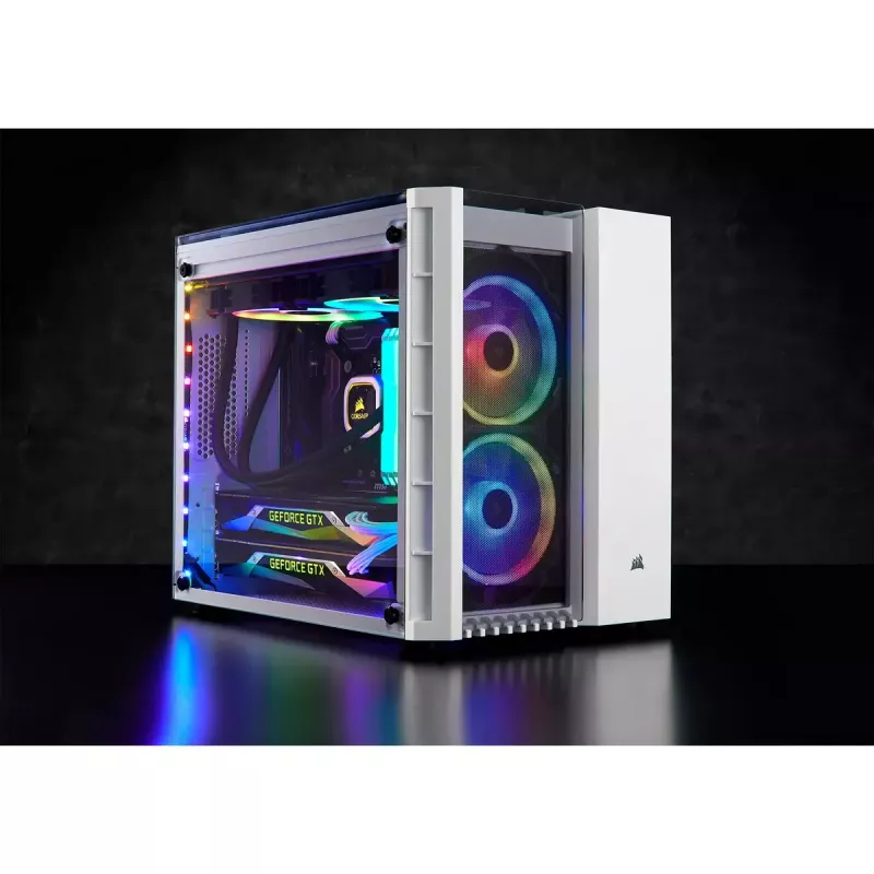 PC korpusas „Corsair Crystal 280X Micro ATX White“
