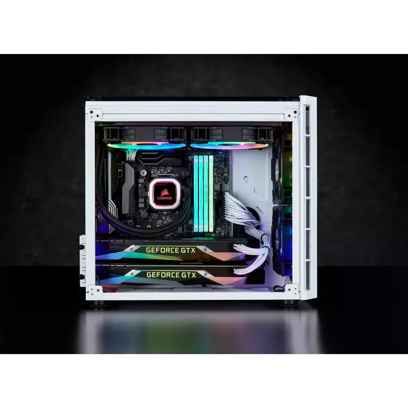 PC korpusas „Corsair Crystal 280X Micro ATX White“