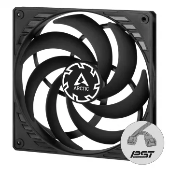 ARCTIC P14 plonas PWM PST slėgiui optimizuotas 140 mm PWM ventiliatorius su integruotu Y kabeliu