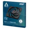 ARCTIC P14 plonas PWM PST slėgiui optimizuotas 140 mm PWM ventiliatorius su integruotu Y kabeliu