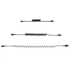 StarTech.com 50cm (20in) USB į Lightning kabelis, MFi sertifikuotas, spiralinis iPhone įkrovimo kabelis, juodas, patvarus TPE apvalkalas su aramidiniu pluoštu, sustiprintas spiralinis Lightning kabelis