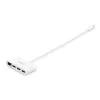 “StarTech.com” 3 prievadų USB-C šakotuvas su Gigabit Ethernet – USB-C į 3x USB-A – USB 3.0 šakotuvas – baltas~3 prievadų USB-C šakotuvas su Gigabit Ethernet – USB-C į 3x USB-A – USB 3.0 šakotuvas – 5 Gbps – baltas