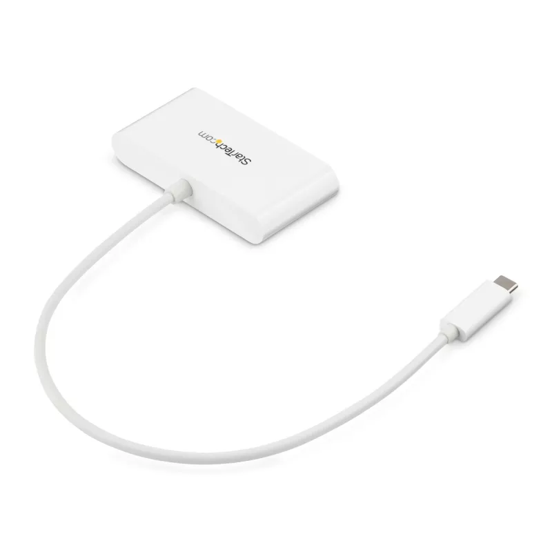 “StarTech.com” 3 prievadų USB-C šakotuvas su Gigabit Ethernet – USB-C į 3x USB-A – USB 3.0 šakotuvas – baltas~3 prievadų USB-C šakotuvas su Gigabit Ethernet – USB-C į 3x USB-A – USB 3.0 šakotuvas – 5 Gbps – baltas