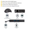 StarTech.com USB-C kelių prievadų adapteris – USB-C kelioninė prijungimo stotelė su 4K HDMI – 60 W maitinimo perdavimas, GbE, 2 prievadų USB-A 3.0 šakotuvas – nešiojama mini USB Type-C dokas nešiojamam kompiuteriui