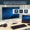 StarTech.com USB-C kelių prievadų adapteris – USB-C kelioninė prijungimo stotelė su 4K HDMI – 60 W maitinimo perdavimas, GbE, 2 prievadų USB-A 3.0 šakotuvas – nešiojama mini USB Type-C dokas nešiojamam kompiuteriui