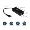 StarTech.com USB-C į gigabitinį tinklą adapteris su papildomu USB 3.0 prievadu