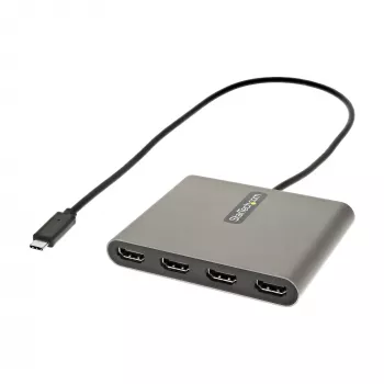 StarTech.com USB C prie keturių HDMI adapteris, USB-C prie 4x HDMI monitorių keitiklis, skirtas Windows (nepalaiko macOS/ChromeOS/Linux) - TAA