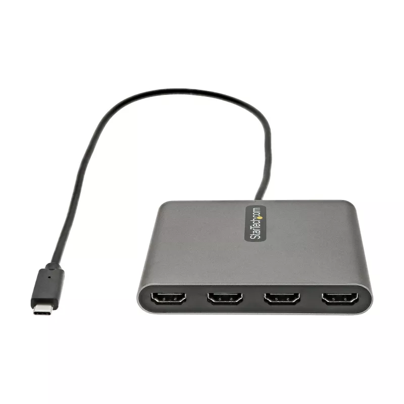StarTech.com USB C prie keturių HDMI adapteris, USB-C prie 4x HDMI monitorių keitiklis, skirtas Windows (nepalaiko macOS/ChromeOS/Linux) - TAA