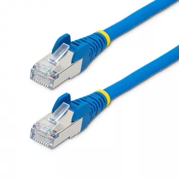 StarTech.com 50cm CAT6a Ethernet kabelis - Mėlynas - Mažai dūmų, be halogenų (LSZH) - 10GbE 500MHz 100W PoE++ neužkabinamas RJ-45 su įtempimo sumažinimais S/FTP tinklo komutacinis kabelis