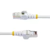 StarTech.com 5 m CAT6a eterneto kabelis - baltas - mažai dūmų, be halogenų (LSZH) - 10GbE 500MHz 100W PoE++ nesikabinanti RJ-45 su įtempimo sumažinimais S/FTP tinklo komutacinis kabelis