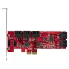 StarTech.com SATA PCIe kortelė - 10 prievadų PCIe SATA išplėtimo kortelė - 6 Gbps - žemo / pilno profilio - dėstomieji SATA lizdai - ASM1062 be RAID - PCI Express į SATA keitiklis / adapteris