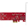 StarTech.com SATA PCIe kortelė - 10 prievadų PCIe SATA išplėtimo kortelė - 6 Gbps - žemo / pilno profilio - dėstomieji SATA lizdai - ASM1062 be RAID - PCI Express į SATA keitiklis / adapteris
